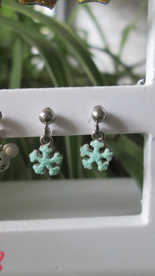 boucles d’oreilles » flocons de neige » Lapetra