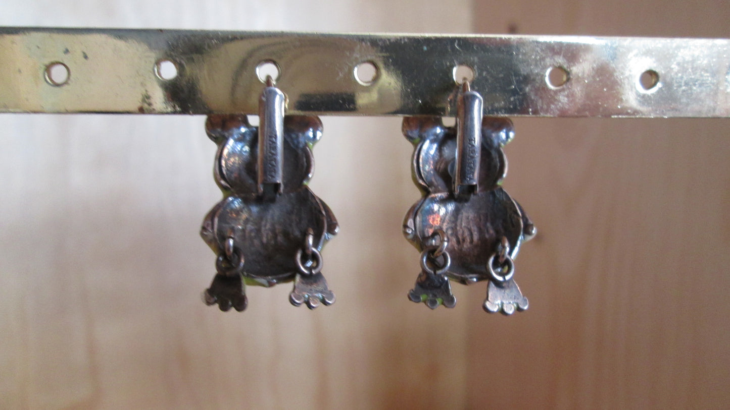 Boucles d'oreilles TARATATA modèle "grenouilles N° 46 »
