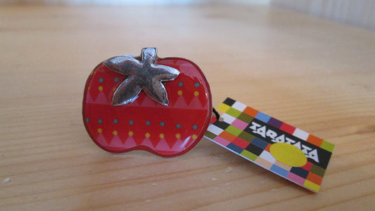 Bague taratata. réglabe modèle « pomme N°123 »