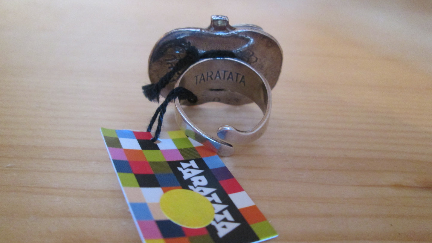 Bague taratata. réglabe modèle « pomme N°123 »