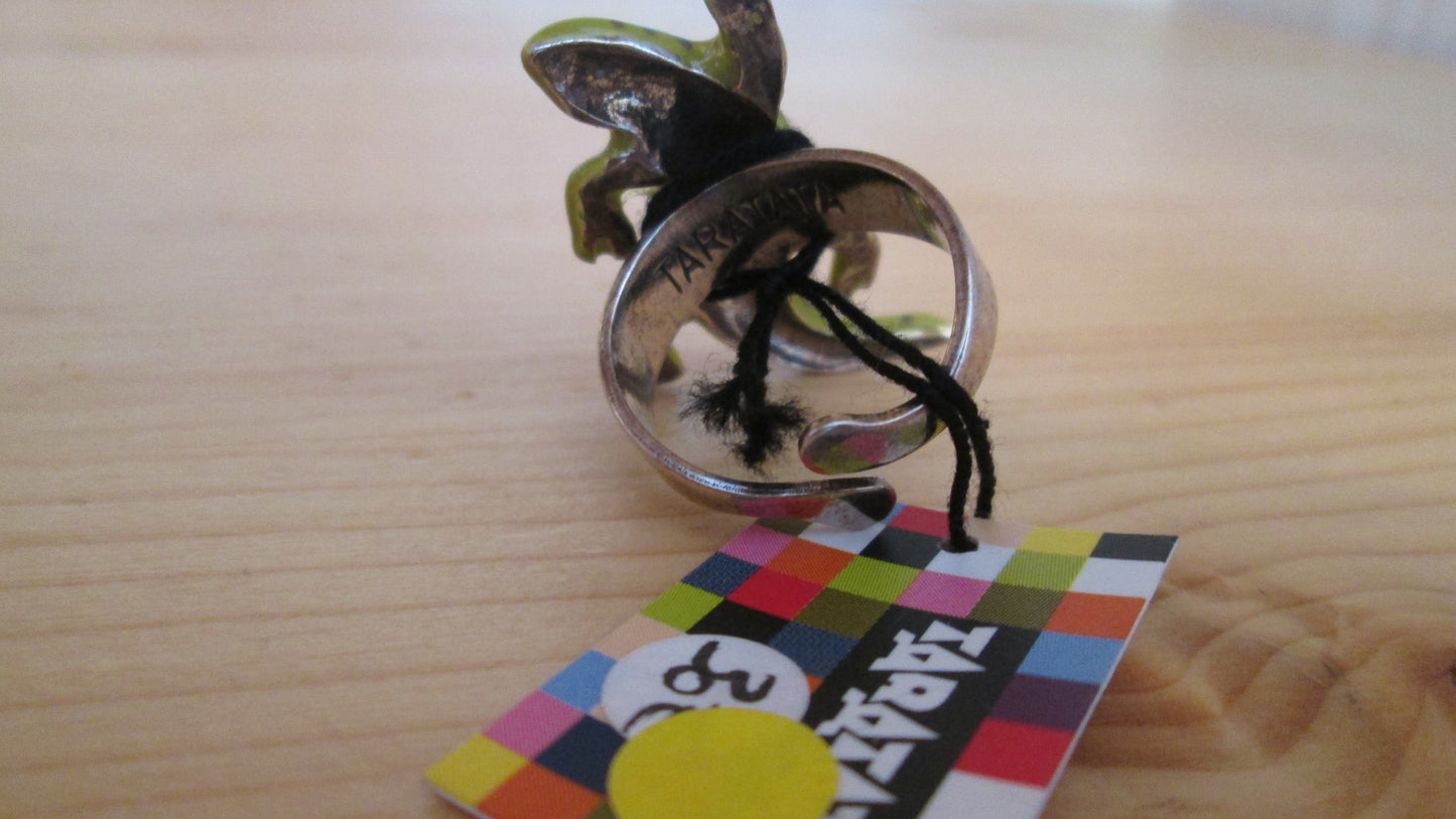 Bague taratata modèle « lézard vert N° 146 »