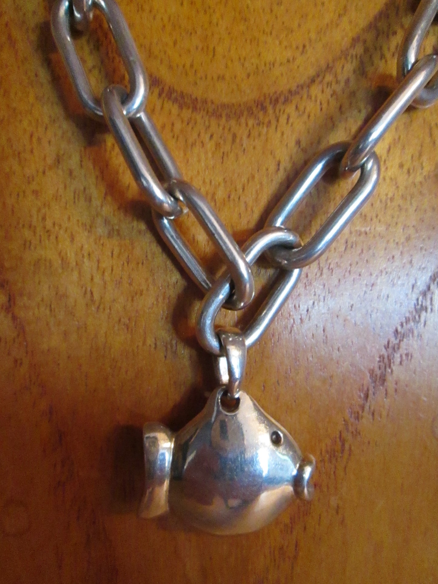 Collier Clio Blue modèle poisson N° CB2 argent 925