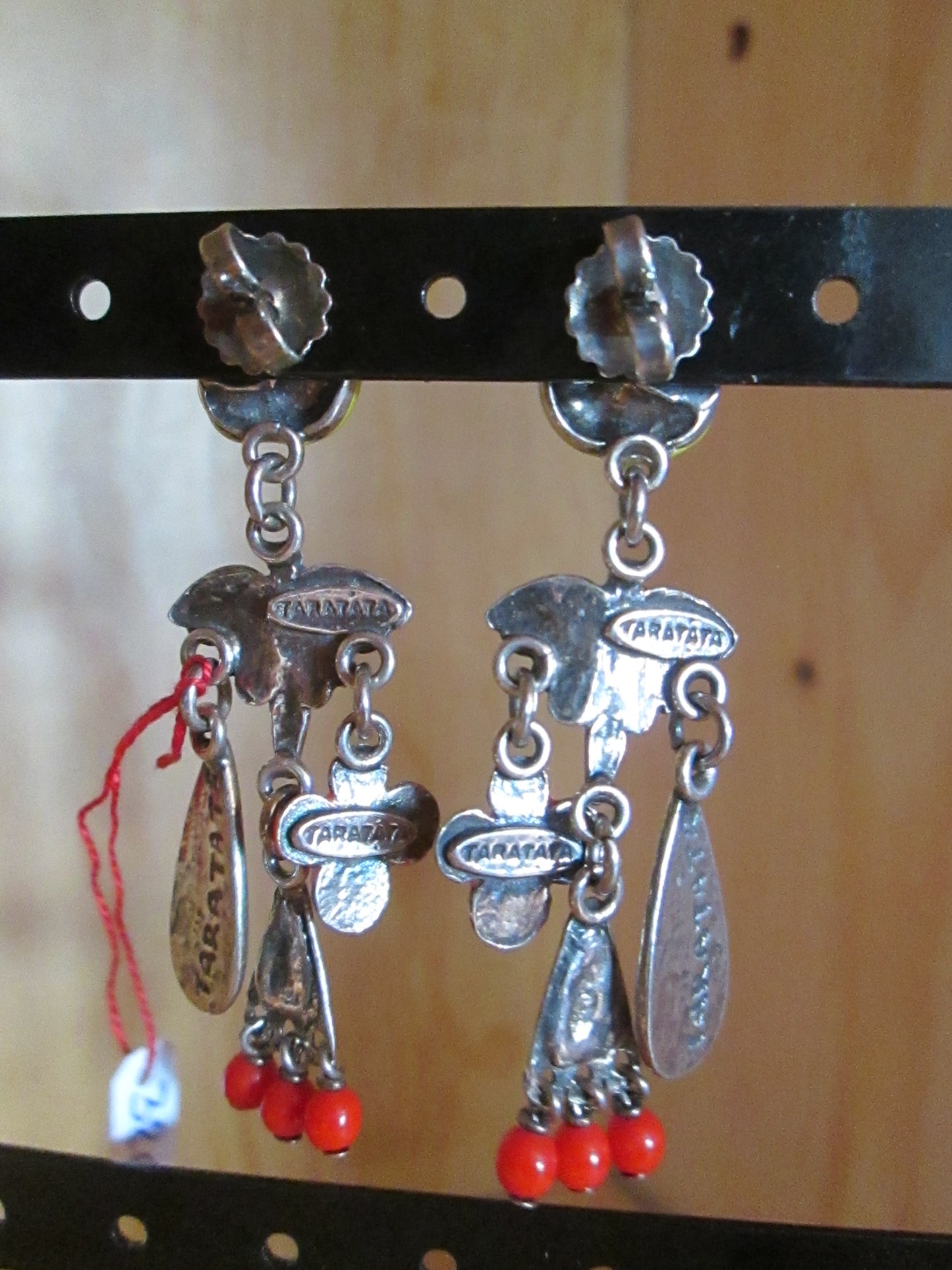 Boucles d’oreilles taratata modèle « pommes vertes N° 78 »