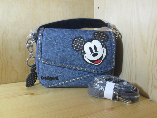 Sac DESIGUAL modèle mickey jean clous 18V1125