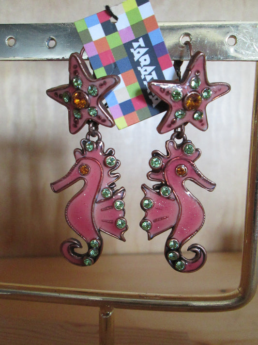 Boucles d’Oreilles TARATATA modèle « hippocampe «