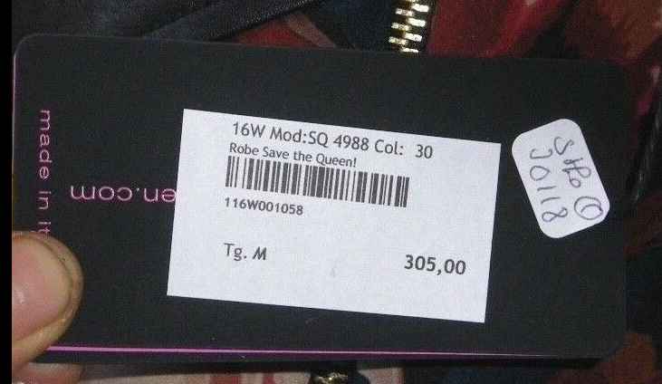Robe modèle SQ4988