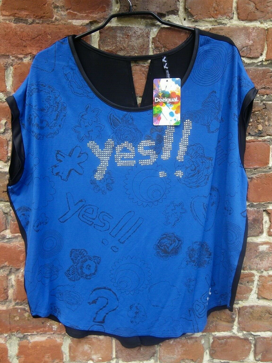 TEE SHIRT DESIGUAL modèle 43V31819