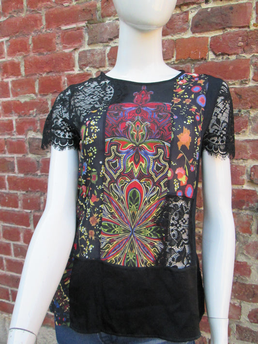 Tee shirt desigual modèle POMPEYA REP 15V14721