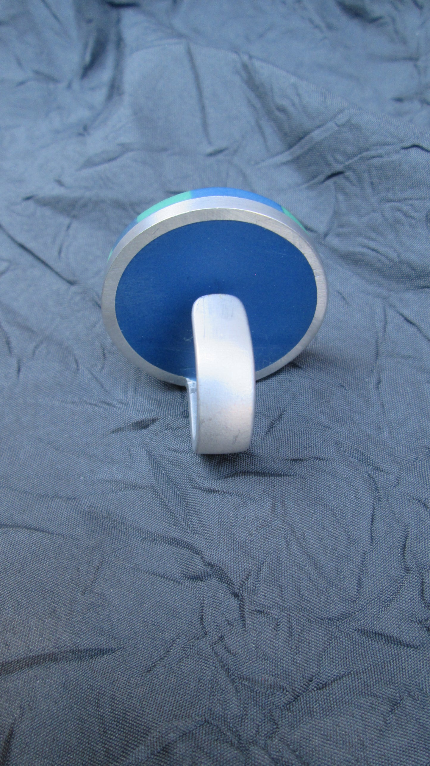 Bague ronde bleue 54V4621