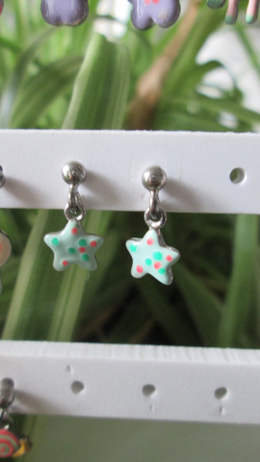boucles d’oreilles » Etoiles »  Lapetra