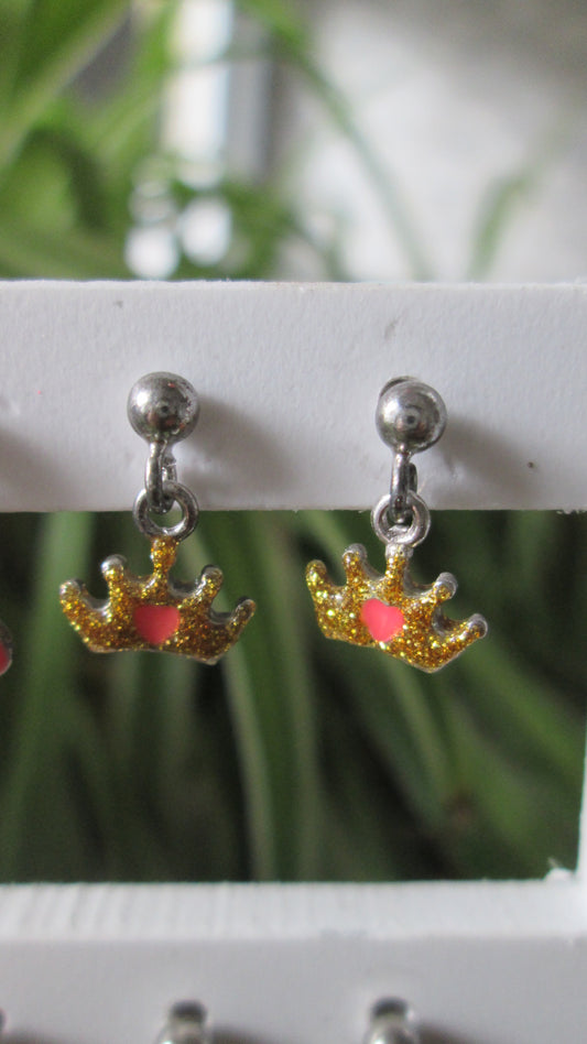 boucles d’oreilles » couronnes »  Lapetra
