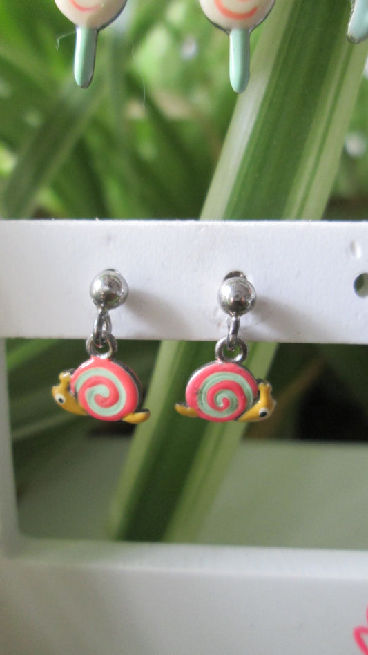 boucles d’oreilles » escargots »  Lapetra