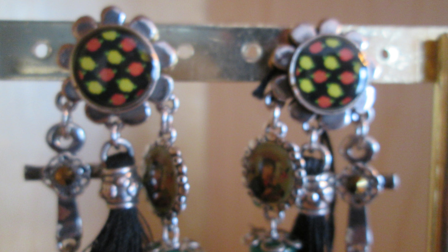 Boucles d’oreilles Taratata « croix N°36 »