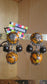 Boucles d'oreilles TARATATA modèle "orange N°45"