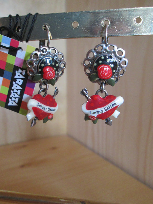Boucles d’oreilles Taratata modèle « Cœurs N° 59 »