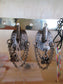 Boucles d‘oreilles Taratata modèle « médaillons rouges N° 71 »