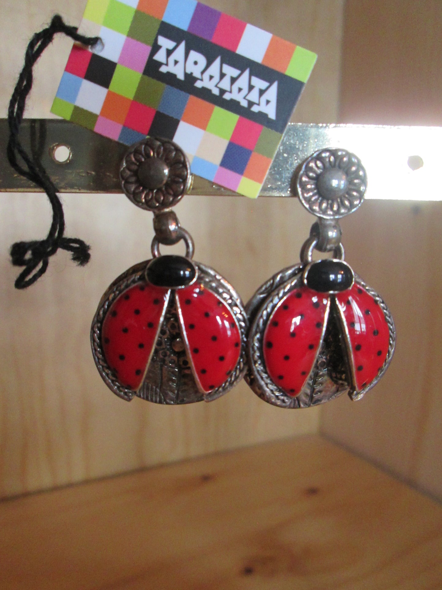 Boucles d’oreilles TARATATA modèle « coccinelles N° 74 »