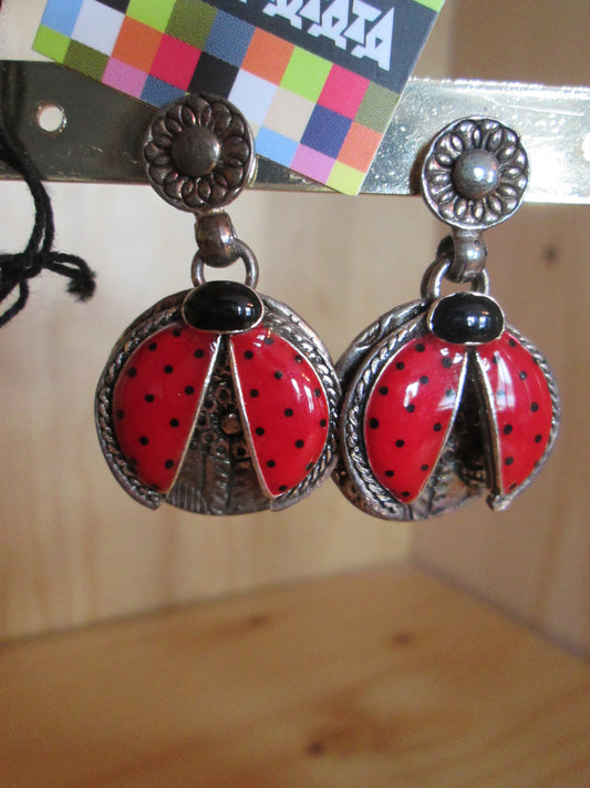 Boucles d’oreilles TARATATA modèle « coccinelles N° 74 »