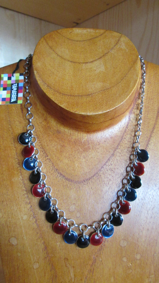 Collier Taratata modèle » ronds colorés N°88 »