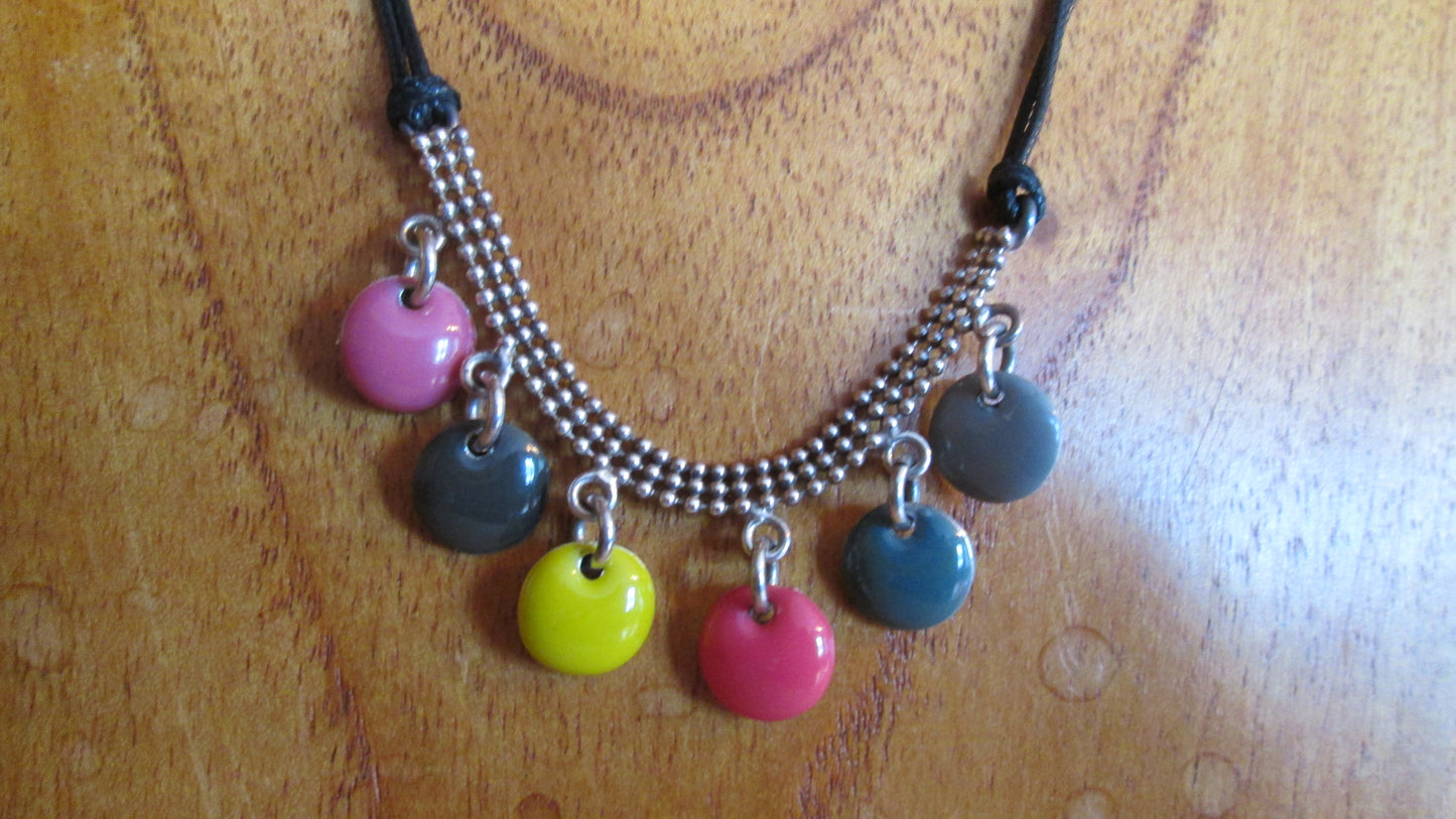 Collier Taratata modèle « boules colorées N° 97 »