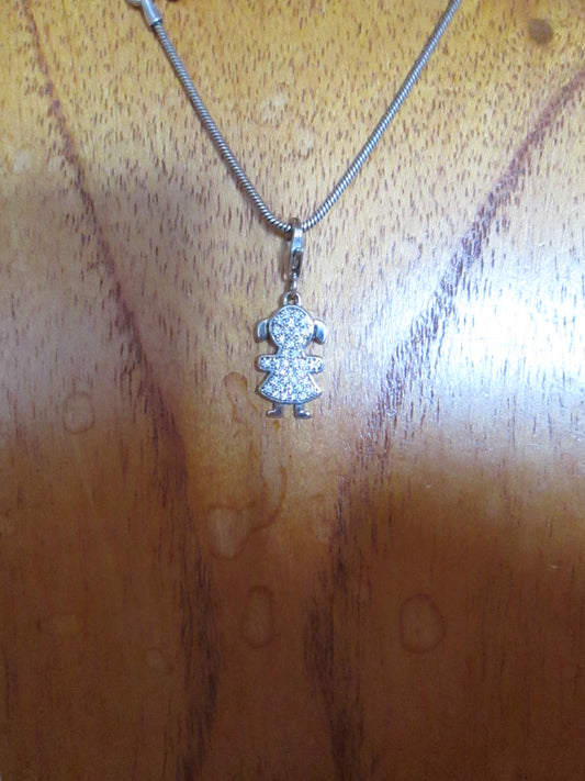 Pendentif CLIO BLUE Modèle fille CB9 Argent 925