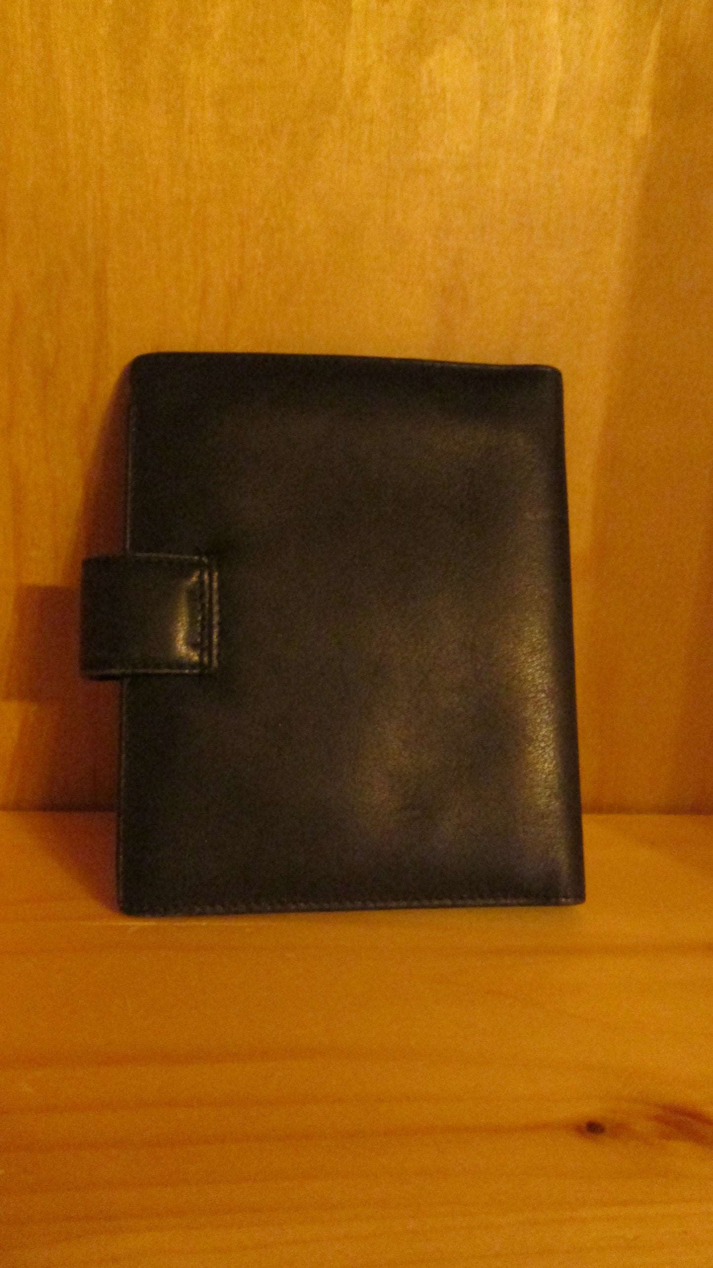 PORTE papier SERGE BLANCO modèle 58SB noir cuir