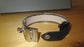 Bracelet batelier clause cuir de python taille M