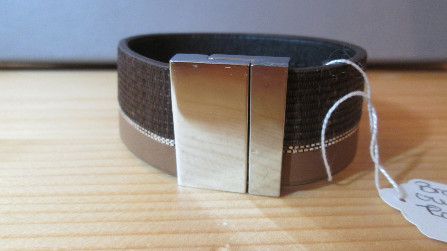 Bracelet en crin de cheval des ateliers clause  taille L