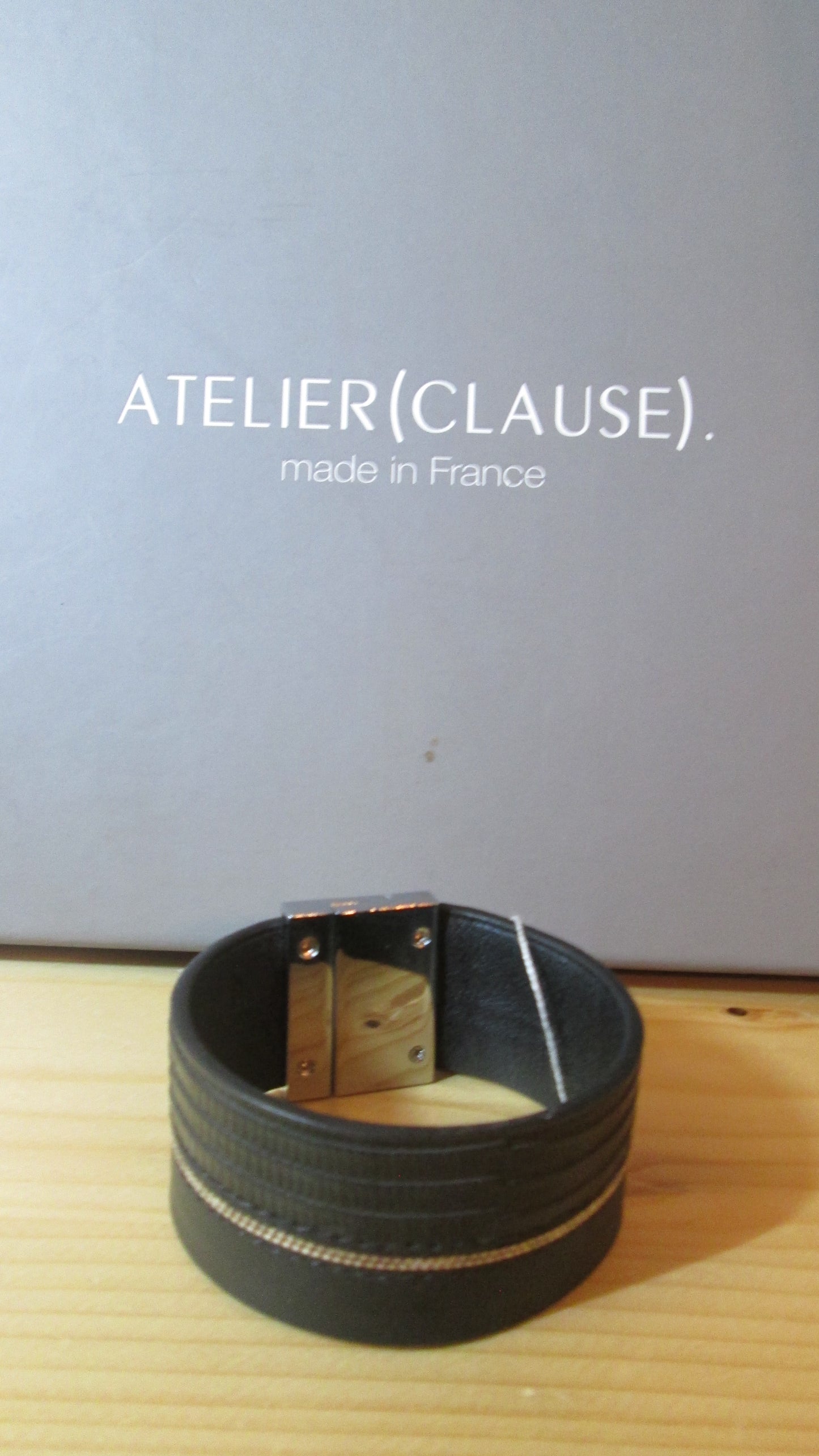 Bracelet atelier clause en lézard taille M