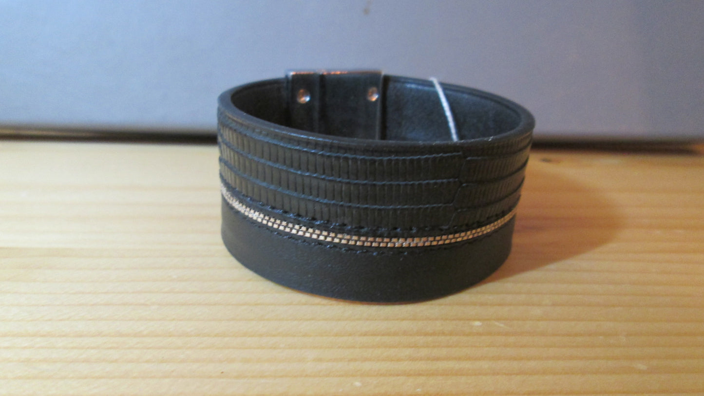 Bracelet atelier clause en lézard taille M