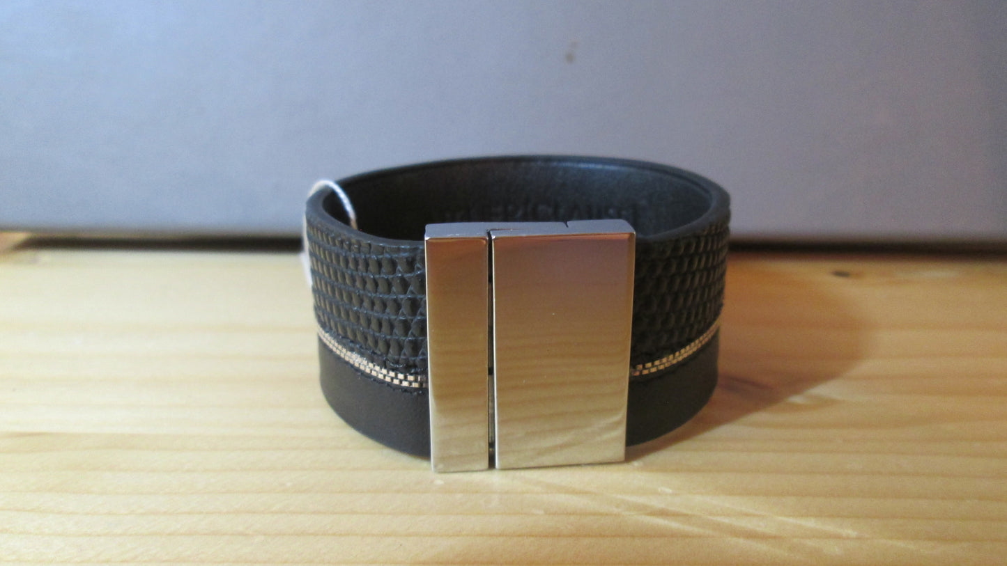 Bracelet atelier clause en lézard taille M