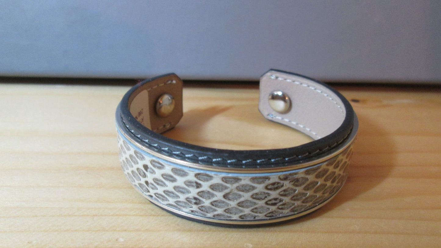 Bracelet des ateliers Clause en cuir de veau taille s