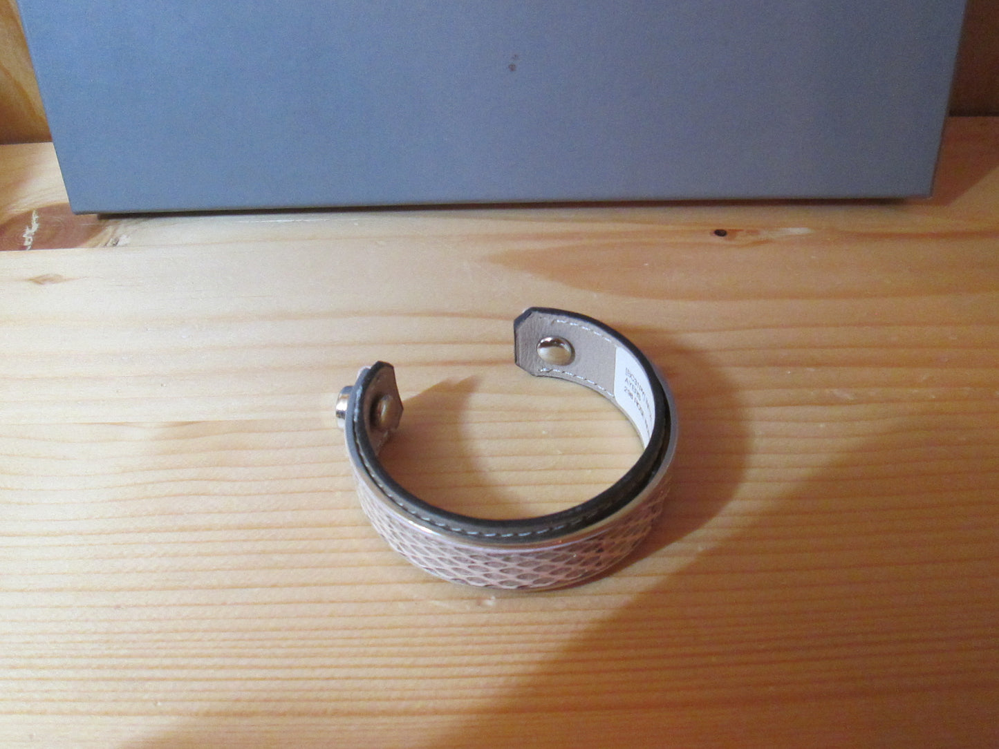 Bracelet des ateliers Clause en cuir de veau