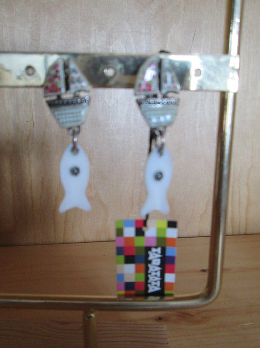 Boucles d’Oreilles TARATATA modèle « bateau »