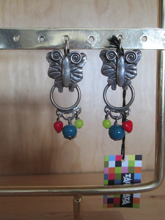 Boucles d’Oreilles TARATATA modèle « PAPILLONS »