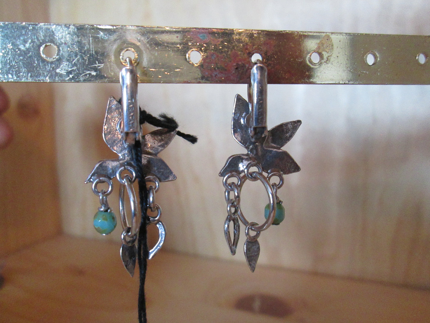 Boucles d’Oreilles taratata modèle « fleurs roses et jaunes »