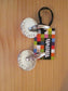 Boucles d’Oreilles TARATATA modèle « fleurs rouges »