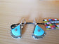 Boucles d’Oreilles TARATATA modèle « éventail»