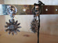Boucles d’Oreilles TARATATA modèle « fleurs bleues »