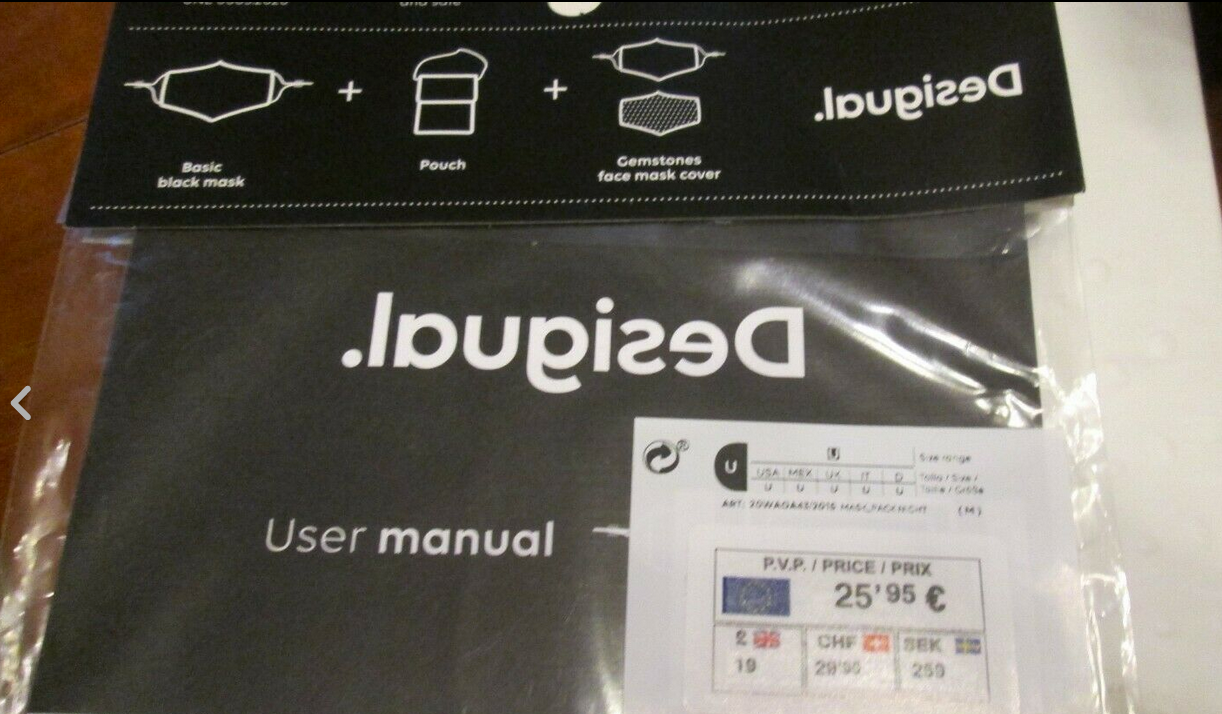 Masque modèle pack night or