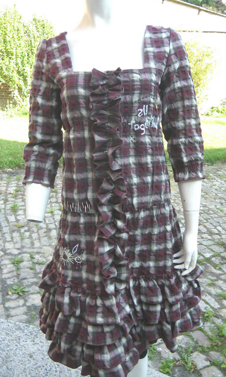 Robe modèle vichy