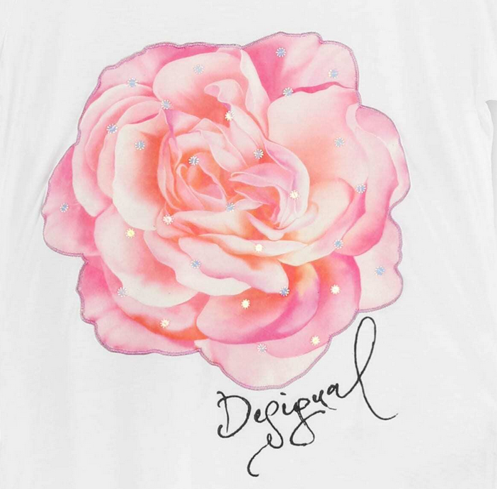 Tee shirt DESIGUAL modele ROCIO REP  JLB171219